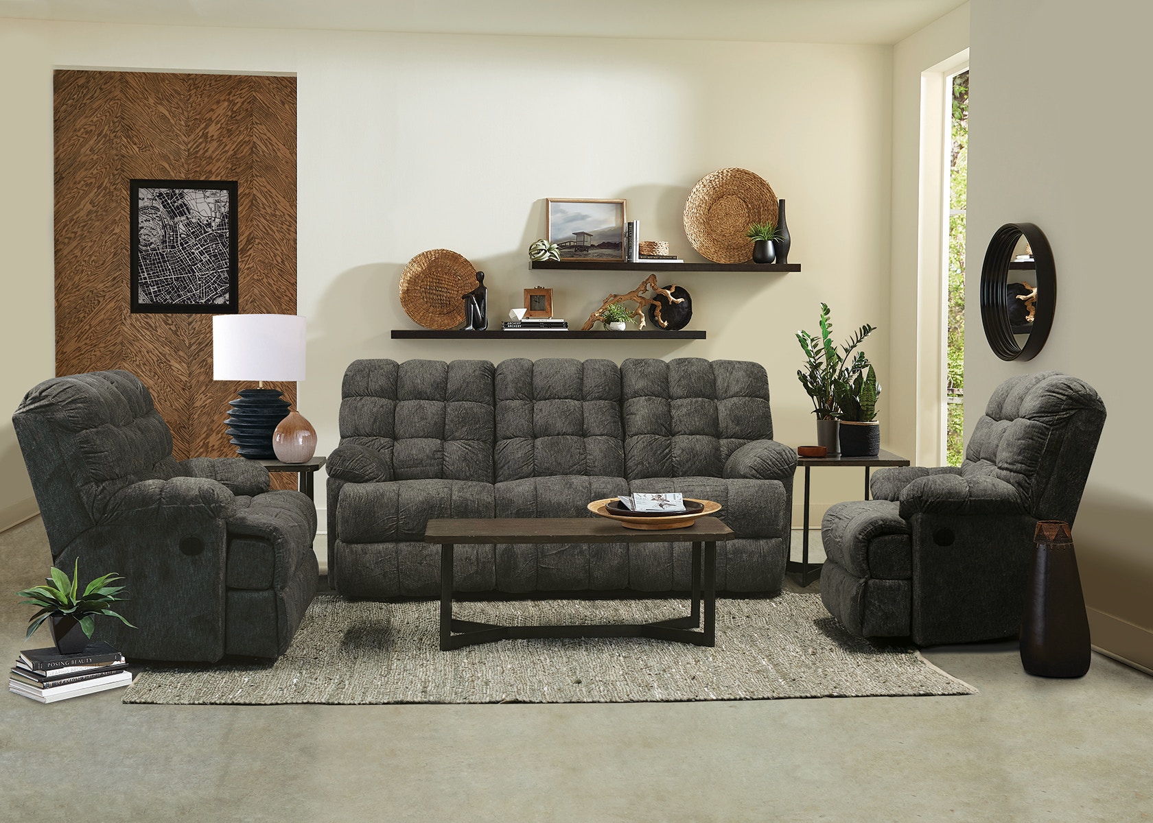England Living Room EZ200 Double Reclining Sofa EZ201 Smith Village